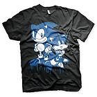 Sonic and Tails Sprayed Tee T-Shirt (Herr)