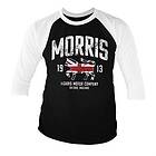 Morris Motor Company Baseball 3/4 Sleeve Tee, Long Sleeve T-Shirt (Herr)