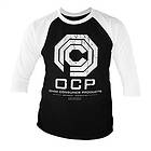 Robocop Omni Consumer Products Baseball 3/4 Sleeve Tee, Long Sleeve T-Shirt (Herr)