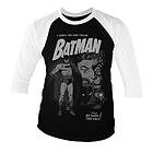 Batman - Return Of Two-Face Baseball 3/4 Sleeve Tee, Long Sleeve T-Shirt (Herr)