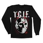 Friday The 13th T.G.I.F. Long Sleeve Tee, Long Sleeve T-Shirt (Herr)