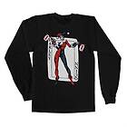 Harley Quinn Card Games Long Sleeve Tee, Long Sleeve T-Shirt (Herr)