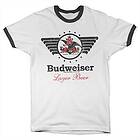 Budweiser Vintage Eagle Ringer Tee T-Shirt (Herr)