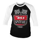 BSA Spitfire 1966 Baseball 3/4 Sleeve Tee, Long Sleeve T-Shirt (Herr)