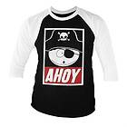 Eric Cartman Ahoy Baseball 3/4 Sleeve Tee, Long Sleeve T-Shirt (Herr)