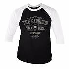 The Garrison Public House Baseball 3/4 Sleeve Tee, Long Sleeve T-Shirt (Herr)