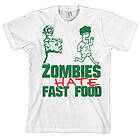 Zombies Hate Fast Food! T-Shirt (Herr)