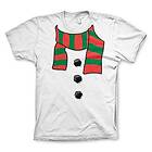 Snowmans Scarf T-Shirt (Herr)