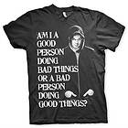 Bad Person Doing Good Things T-Shirt (Herr)