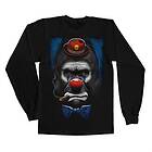 Gorilla Clown Long Sleeve Tee, Long Sleeve T-Shirt (Herr)