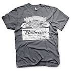 Budweiser Washed Logo T-Shirt (Herr)