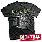 Beetlejuice Headstone Big & Tall T-Shirt (Herr)