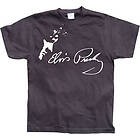 Elvis profil/autograf T-Shirt (Herr)