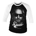 The Dude II Baseball 3/4 Sleeve Tee, Long Sleeve T-Shirt (Herr)