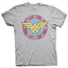 Wonder Woman Distressed Logo T-Shirt (Herr)