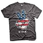 USA Peace Hand T-Shirt (Herr)