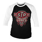 STP Power Baseball 3/4 Sleeve Tee, Long Sleeve T-Shirt (Herr)