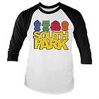 South Park Sketched Baseball Long Sleeve Tee, Long Sleeve T-Shirt (Herr)