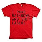 I Puke Rainbows And Shit Rainbows T-Shirt (Herr)