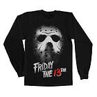 Friday The 13th Long Sleeve Tee, Long Sleeve T-Shirt (Herr)