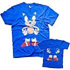 Sonic The Hedgehog Front & Back Tee T-Shirt (Herr)