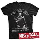 Robocop The Future In Law Emforcement Big & Tall T-Shirt (Herr)