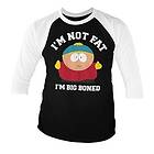 I'm Not Fat I'm Big Boned Baseball 3/4 Sleeve Tee, Long Sleeve T-Shirt (Herr)