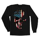 Skull Americana Long Sleeve T-Shirt (Herr)