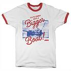 Jaws You're Gonna Need A Bigger Boat Ringer Tee T-Shirt (Herr)