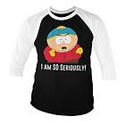 Eric Cartman I Am So Seriously Baseball 3/4 Sleeve Tee, Long Sleeve T-Shirt (Herr)