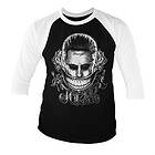 Joker Damaged Baseball 3/4 Sleeve Tee, Long Sleeve T-Shirt (Herr) (Herr)