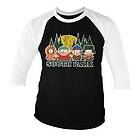 South Park Distressed Baseball 3/4 Sleeve Tee, Long Sleeve T-Shirt (Herr) (Herr)