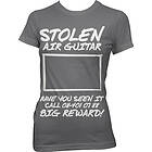 Stolen Air Guitar! Girly Tee T-Shirt (Dam)