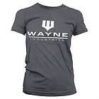 Batman Wayne Industries Logo Girly Tee T-Shirt (Dam)