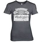 Budweiser Washed Logo Girly Tee T-Shirt (Dam)