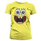 Sponge Happy Face Girly T-Shirt (Dam)