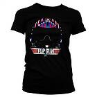 Top Gun Maverick Helmet Girly Tee T-Shirt (Dam)