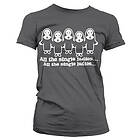 All The Single Ladies... Girly T-Shirt (Dam)