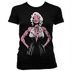 Zombie Monroe Girly T-Shirt (Dam)