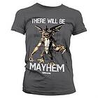 There Will Be Mayhem Girly Tee T-Shirt (Dam)