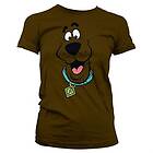 Scooby Doo Face Girly Tee T-Shirt (Dam)