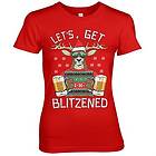 Let's Get Blitzened Girly Tee T-Shirt (Dam)