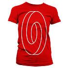 Optical Illustion - Infinity Circle Girly T-Shirt (Dam)