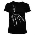 Freddy Krueger Girly Tee T-Shirt (Dam)