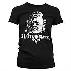 Sloth Loves Chunk Girly T-Shirt (Dam)