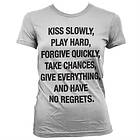 Kiss Slowly Girly T-Shirt (Dam)