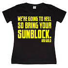 We´re Going To Hell... Girly T-shirt (Dam)