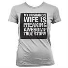 My Husband´s Wife... Girly T-Shirt (Dam)