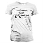 You´re A Player, I´m The Coach Girly T-Shirt (Dam)