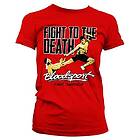 Bloodsport Fight To The Death Girly Tee T-Shirt (Dam)